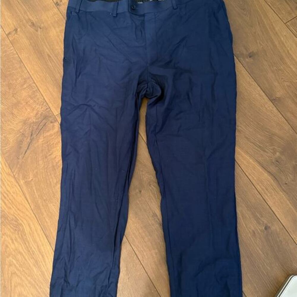 Paul‎ Bentley Classic Navy Men's wool Chinos